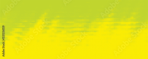Turquoise pop art background with halftone polka dots in retro comic style