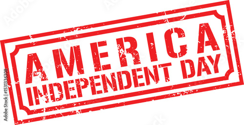 Grunge stamp america independent