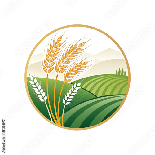 a thriving agricultural landscape