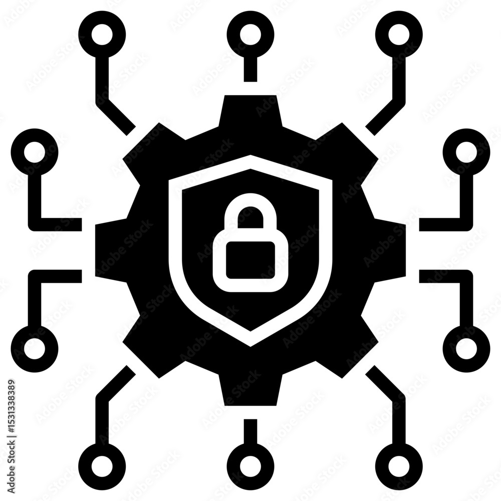 Cyber Security Icon Cyber Security Icon
