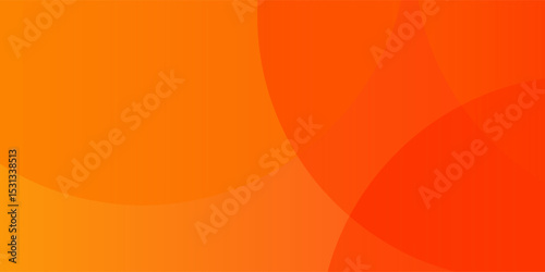 Modern abstract orange banner background. Dynamic shapes composition. Vector illustration