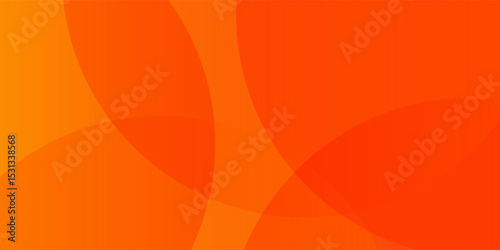 Modern abstract orange banner background. Dynamic shapes composition. Vector illustration
