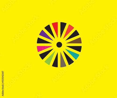 icon logo yellow background