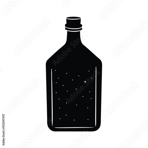 Wood glue vector silhouette