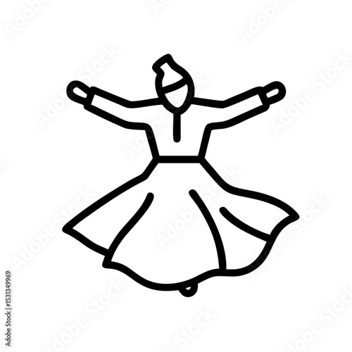 Whirling Dervish Icon of Sufi Spirituality and Turkish Culture