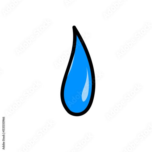 Hand Drawn Raindrops