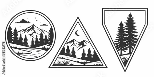 vector illustration of mountain