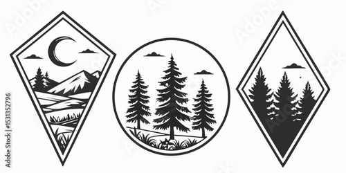 vector illustration of mountain