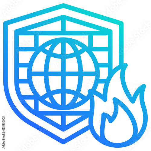 Network Firewall Icon