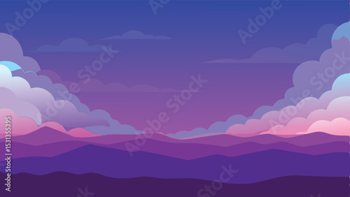 Twilight Sky with Soft Gradient