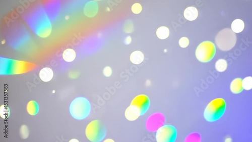 Wallpaper Mural Dreamy holographic rainbow light. motion video. Torontodigital.ca