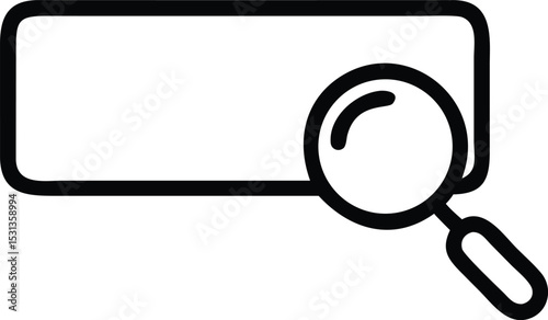 search input icon with magnifying glass
