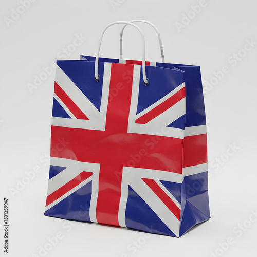 Union Jack Shopping Bag: A Pixelated British Icon