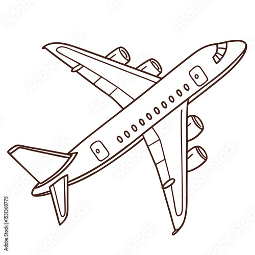 The Wonder of Flight Airplane in the Sky