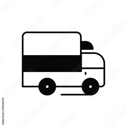 Free Delivery Icon vector stock illustration