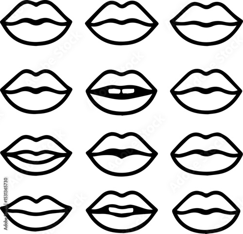 Set of lips.eps