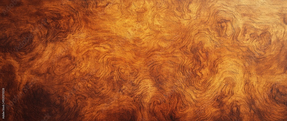 Naklejka premium Detailed wood grain texture, warm amber tones