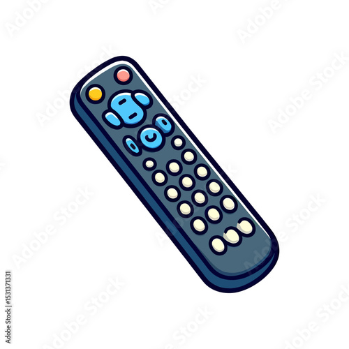 Smart TV Remote Vector illustration isolated