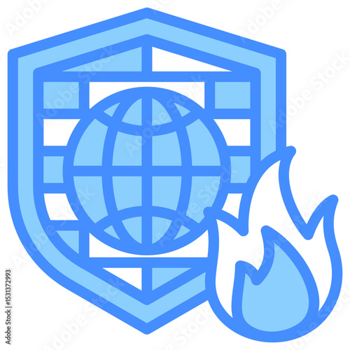 Network Firewall Icon
