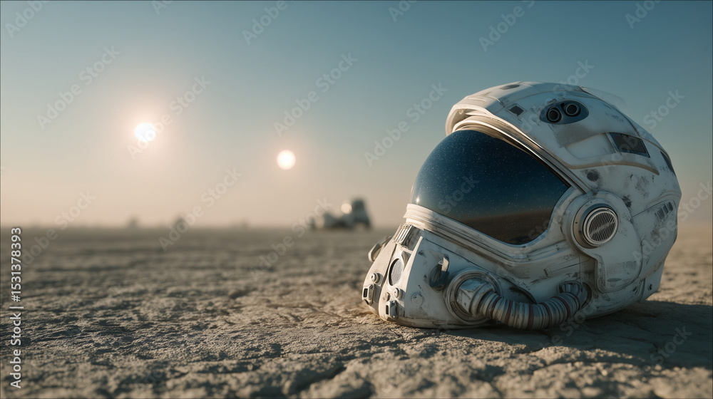 Fototapeta premium old football helmet