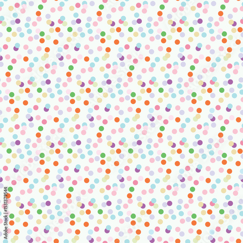 Confetti seamless pattern