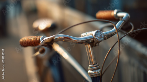 close up of bicycle