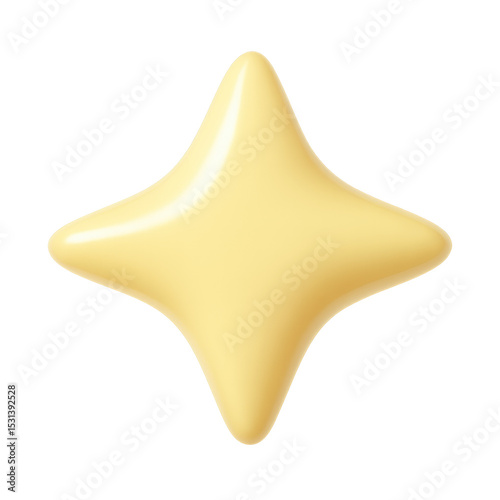 Shining Star Symbol: A radiant star, bathed in a luminous glow, sparkles with pristine clarity.