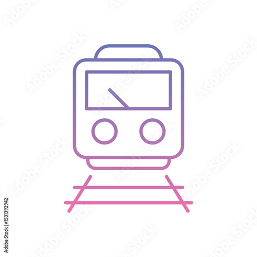 Train  Icon vector stock illustration