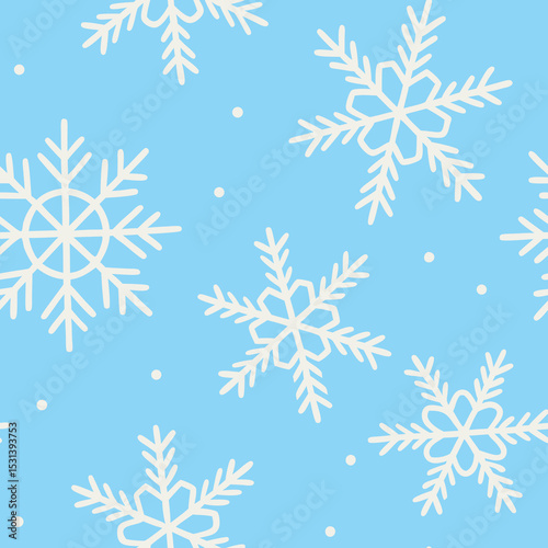 Motif flocons de neige