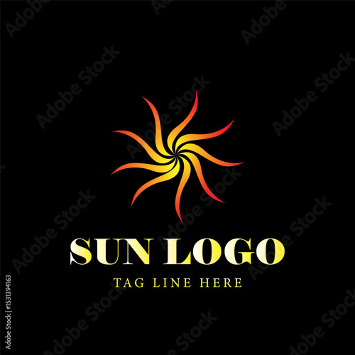 Sunshine Vector Logo Template