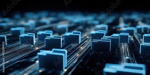 Abstract digital folder network (1)