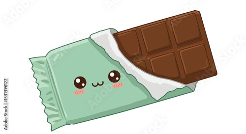 Cokelat Batang Kawaii Lucu dalam Kemasan