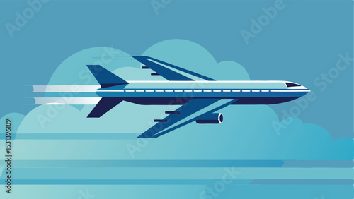 Airplane Takeoff Silhouette