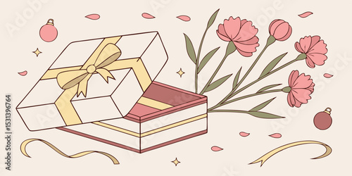 Product Photography for Elegant Gift Packaging Concept