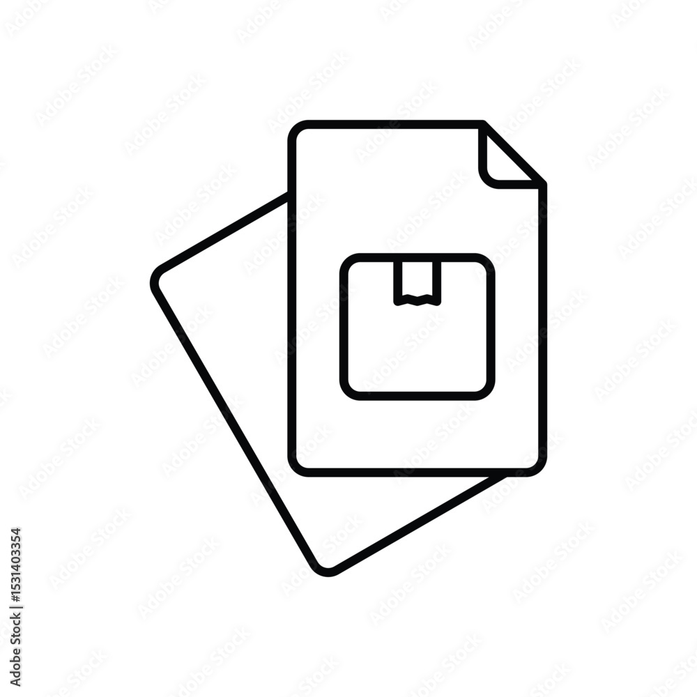 Documents Icon vector stock illustration Documents Icon vector stock illustration