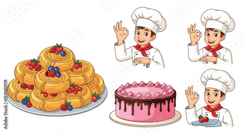 The Art of Baking Wonderful Cakes Delicious Desserts and Confections by Master Chefs