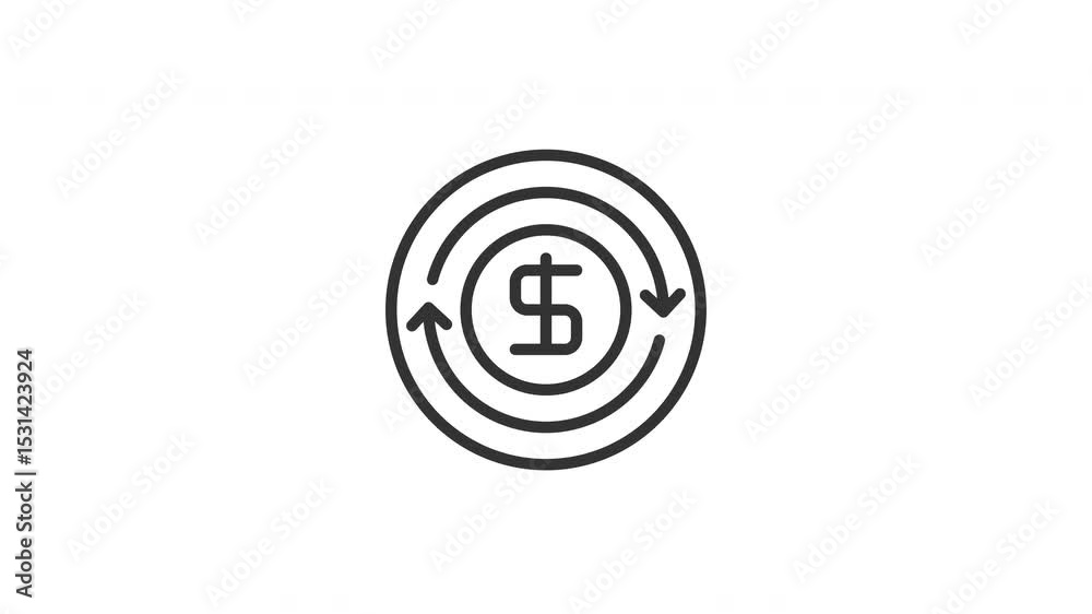 exchange rate icon exchange rate icon