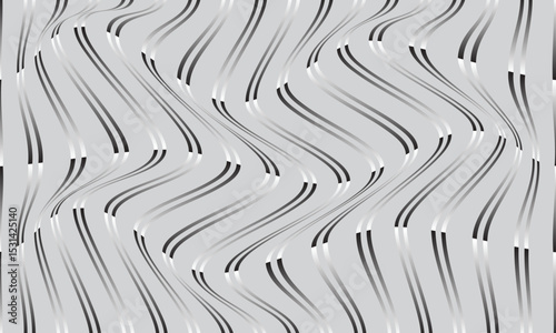abstract simple irregular gradient double line wave pattern art can be used background.