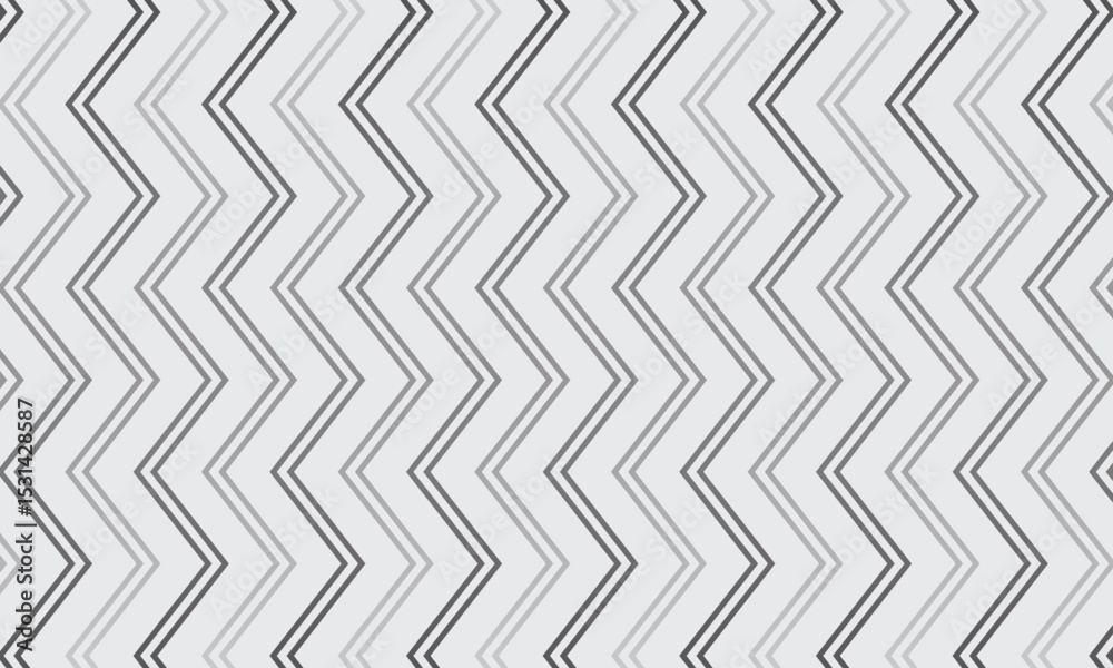 abstract simple gradient double line zigzag pattern can be used background.