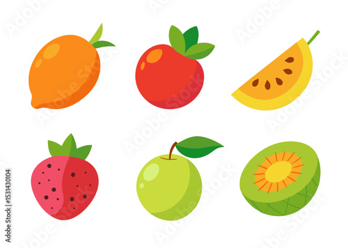 set of fruits