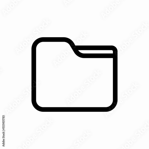 folder storage file directory icon vector sign