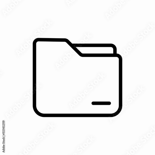 folder icon vector sign