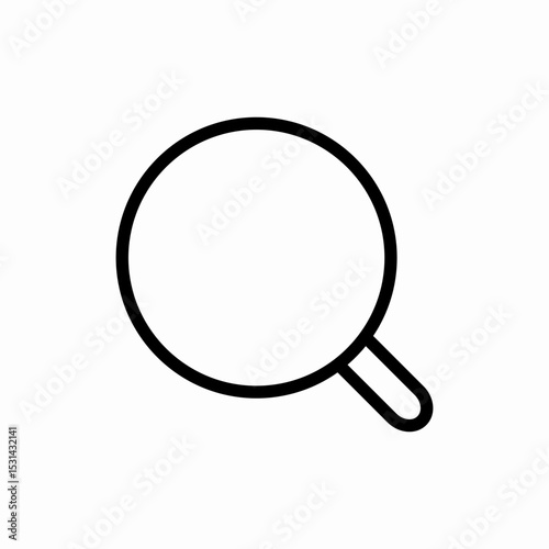 search magnifying glass find icon vector sign
