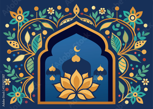 vector illustration of a decorative ornament