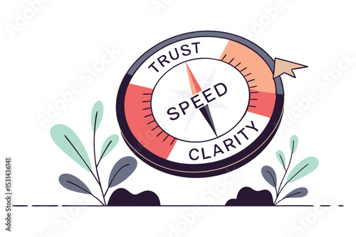 Circular values compass concept a soft comps