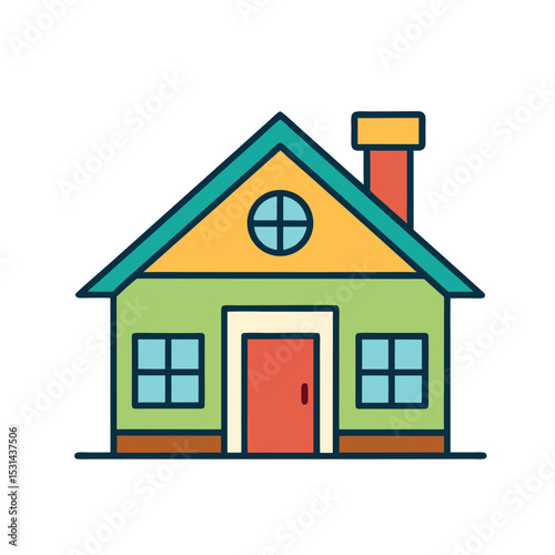 vector illustration of a house
