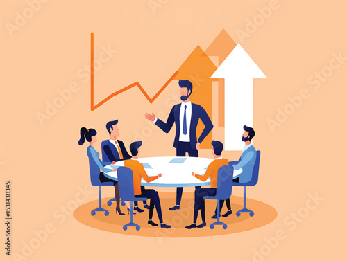 Businessmen Reviewing and Signing a Contract Agreement, Partnership, Deal