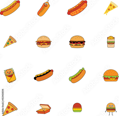 Fast Food Vector illustrator