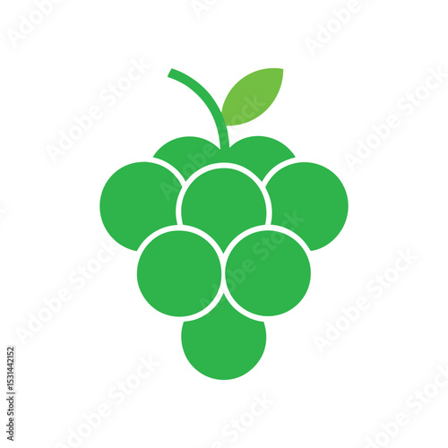 green-color-grapes--icon-on-a-white-background.eps