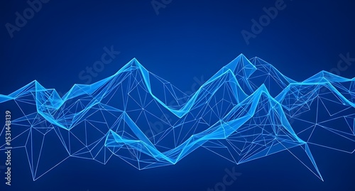 abstract blue print background